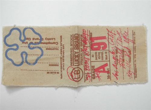 Printed label