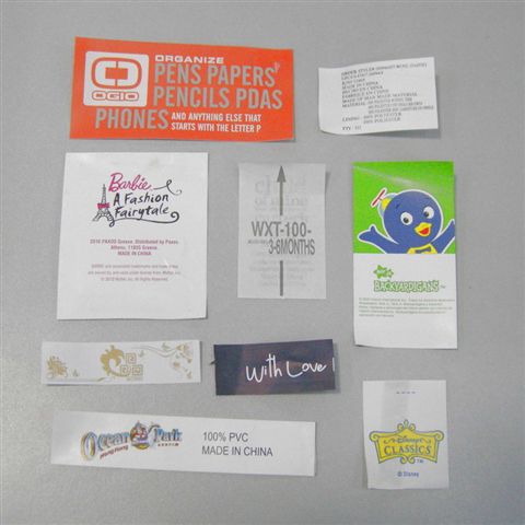 Printed label