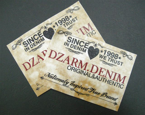 Printed label