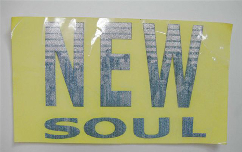 Iron-on label