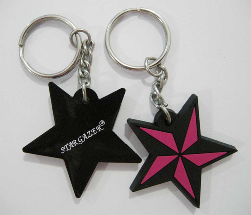 Rubber key chain
