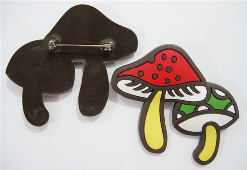 Rubber badge