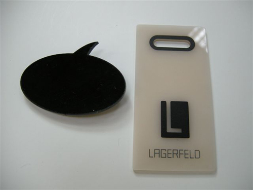 Acrylic badge