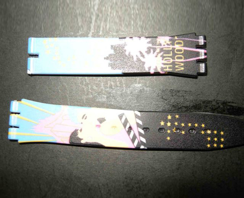 Silicon watch band