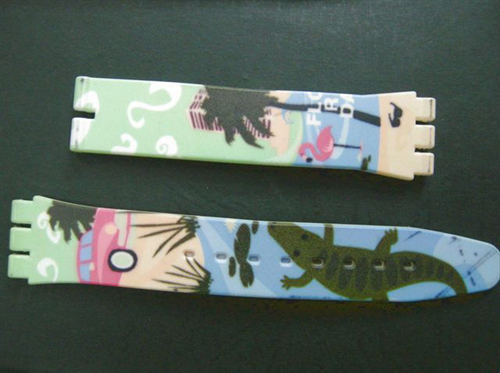 Silicon watch band