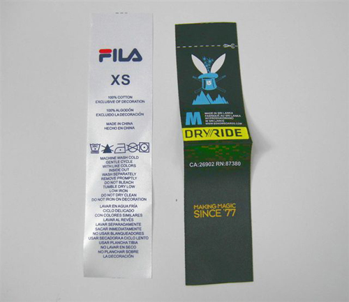 Printed label