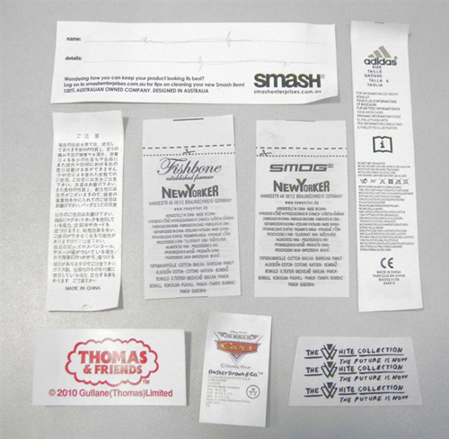 Printed label