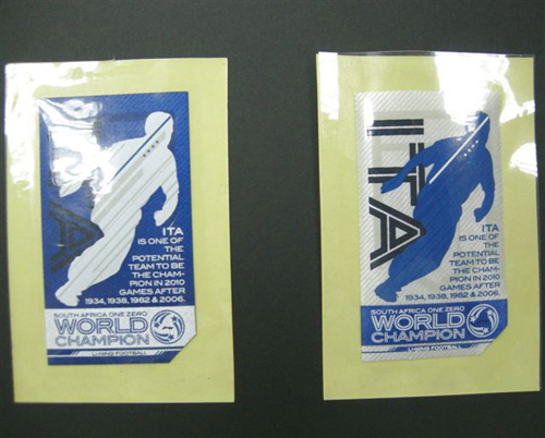 Iron-on label