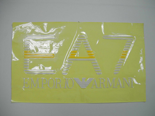 Iron-on label