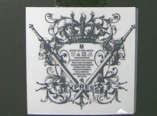 Heat transfer label